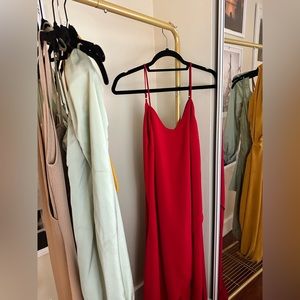 A beautiful red dress